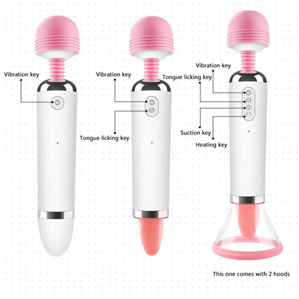 Magic Wand Electric Sucking Vibrator darkdesires
