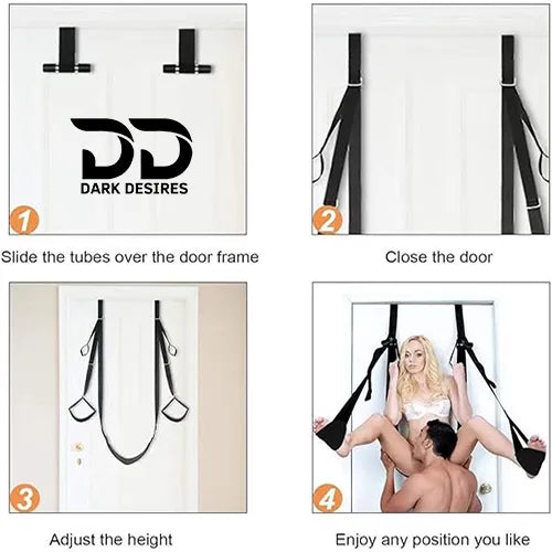 bdsm over the door adjustable bondage sex swing with seat India By Darkdesires
