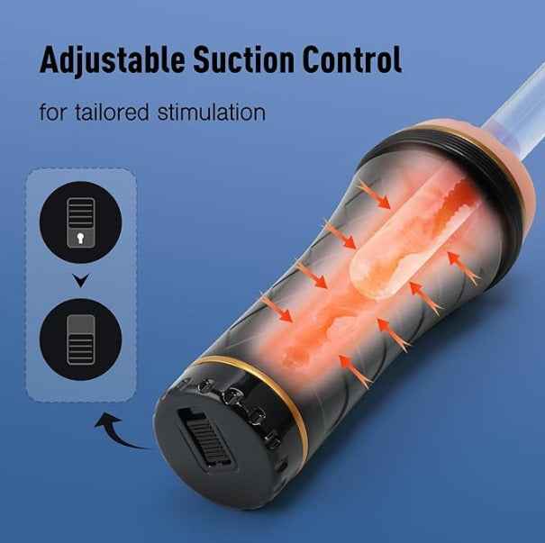 Premium Vibrating Masturbator With Remote Control And 7 Vibration Modes Sex Toy For Men automatic male masturbator india DarkDesires