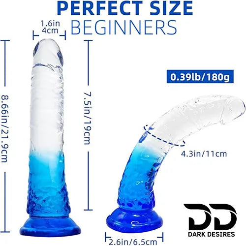 strap on dual color white , blue harness kit with g spot dildo in India By Darkdesires