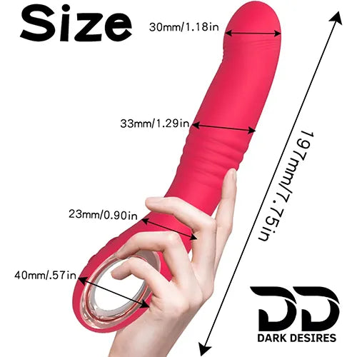 10 mode telescopic high speed vibrating g spot vibrator toy India by Darkdesires