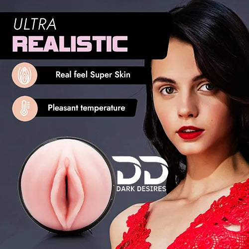 Torch Shape Male Masturbator Cup Pocket Pussy Masturbator Cup Skin Tone flashlight India By DarkDesires