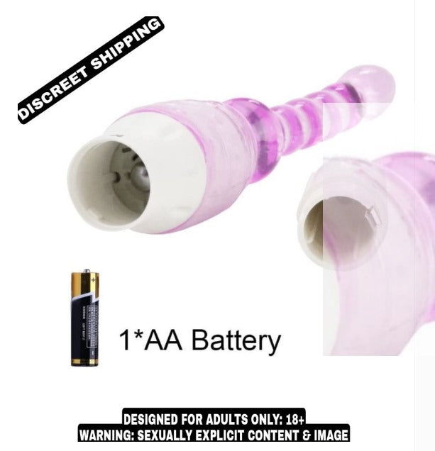 JELLY VIBRATOR LONG ANAL BEADS