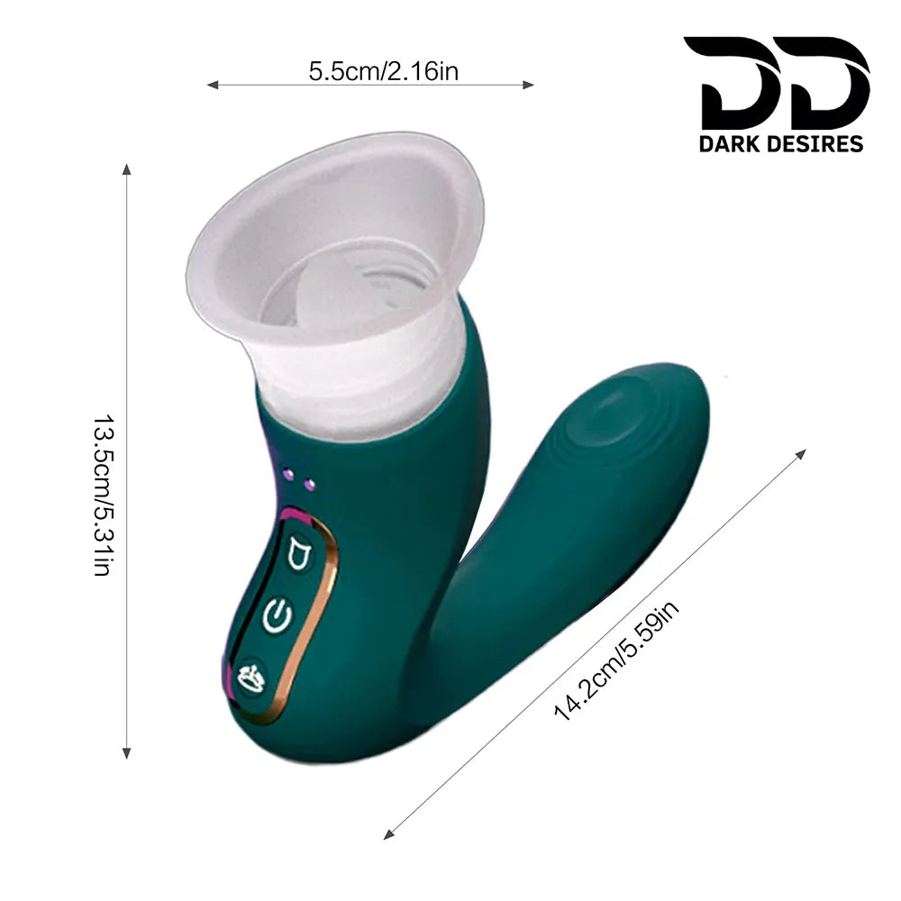 clitoral sucking vibrator with 10 modes by Darkdesires