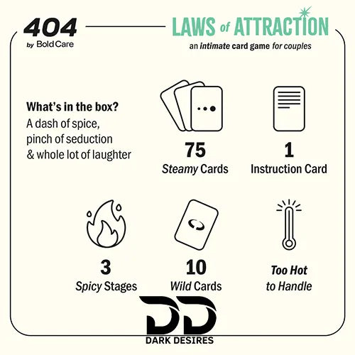 laws of attraction couples card game in India by Darkdesires