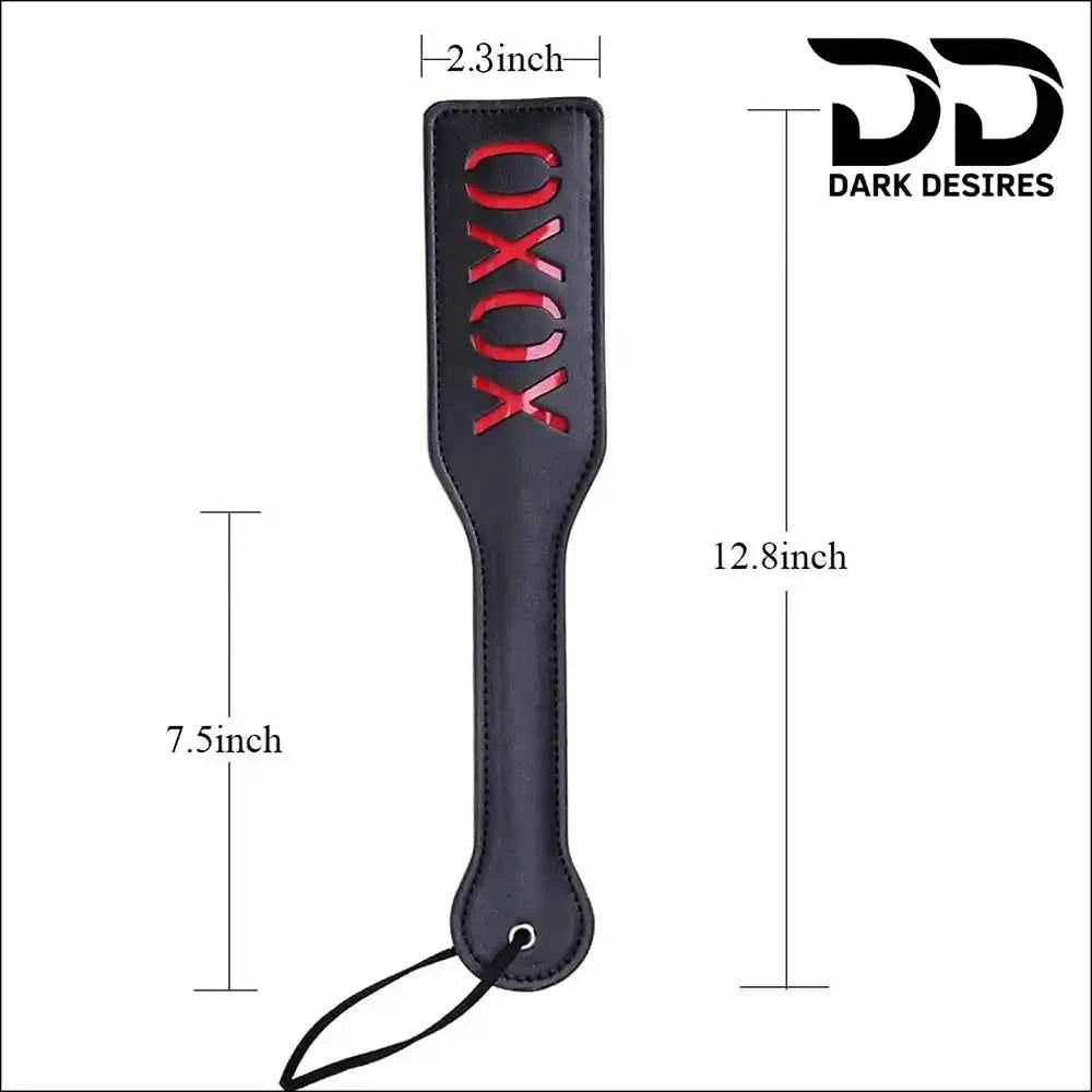 XOXO BDSM Spanking Paddle – Faux Leather Bondage Accessory