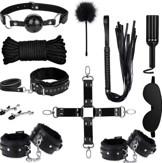 Premium 9 PC Leather BDSM Set