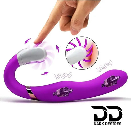 dual motor g spot clitoral 12 mode vibrator for women purple India in DarkDesires