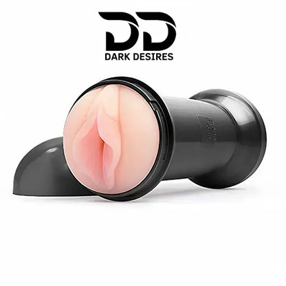 2 in 1 dual entry male masturbator cup dual side Anal & Pussy India by DarkDesires