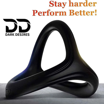 3 in 1 Triple Cock Ring in Ultra Soft Silicone – Premium Penis Ring