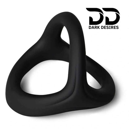 3 in 1 Triple Cock Ring in Ultra Soft Silicone – Premium Penis Ring