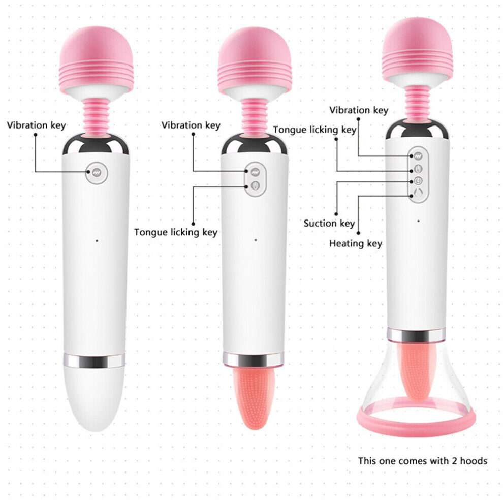 Magic Wand Electric Sucking Vibrator