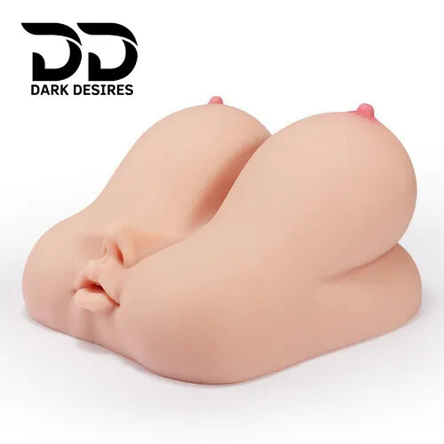 4 in 1 Silicone Mouth Breast Vagina Anal Male Masturbator Skin Tone India By DakDesires