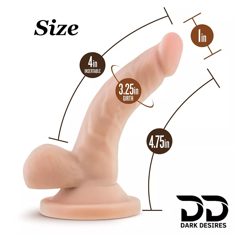 5 inch realistic curved G-spot dildo with balls strong Suction Cup soft, lifelike feel perfect for pegging or solo play flash color flexible and Bendable Anal and Pussy Dildo Buy Dildo Online in India DarkDesires