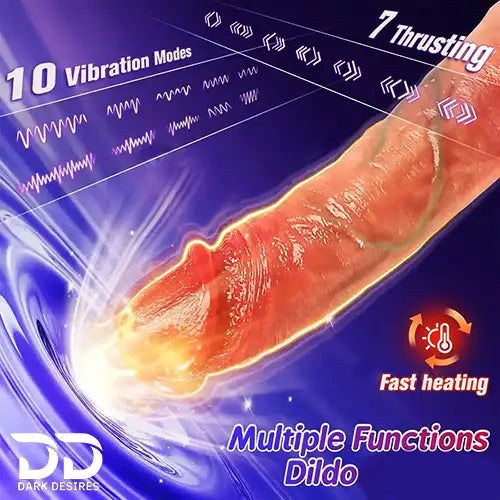 6 in 1 thrusting dildo machine with remote control. Multiple modes, powerful motor with Stand India by DarkDesires.in