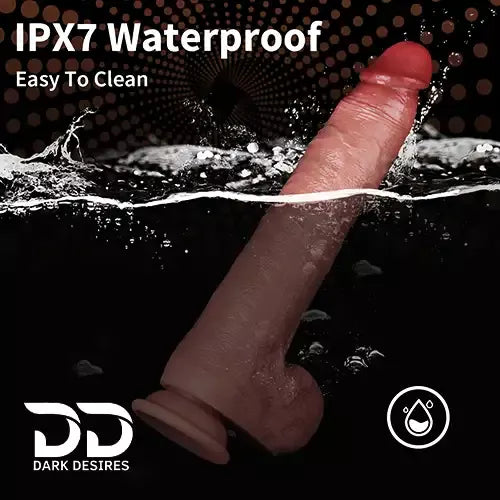  7 inch realistic silicone dildo online in India. Beginner friendly, body-safe, and comfortable for women DarkDesires.in