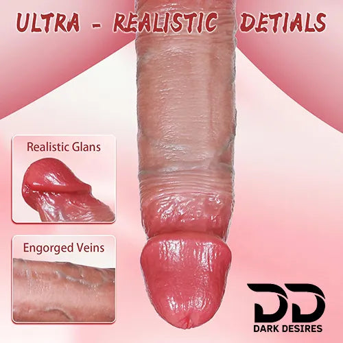  9 inch silicone penis sleeve reusable enlarger extender for men. Soft, stretchy, and comfortable for enhanced performance skin tone India By DarkDesires.in