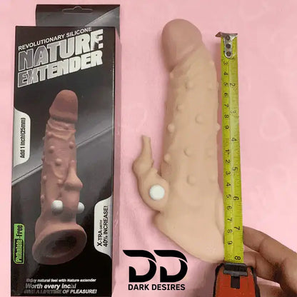 Premium vibrating silicone penis sleeve for adult wellness