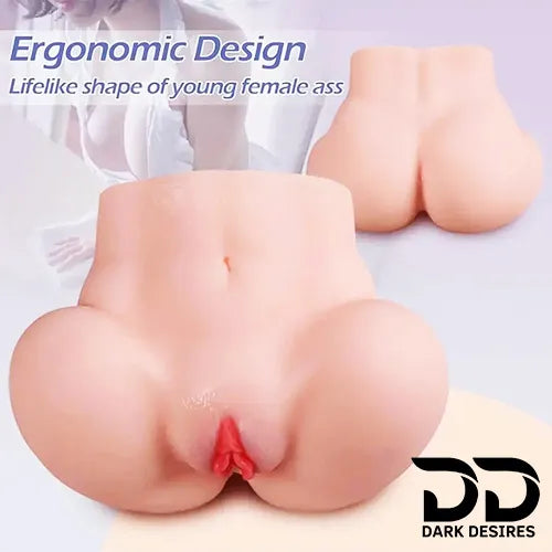Annie Mini Sex Doll Masturbator Realistic Hip & Anal, Pussy Dual Entry Skin Tone India in DarkDesires