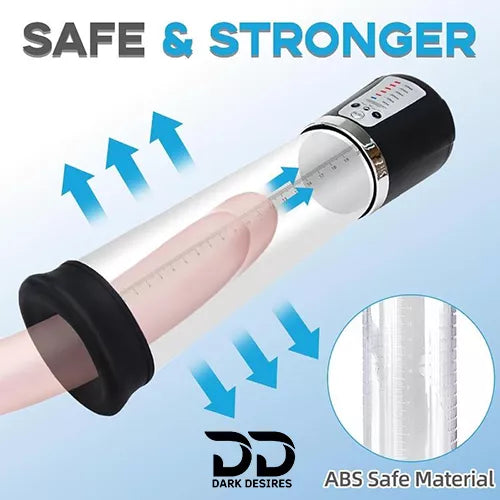 Automatic Electric Male Sex Toys Dick Training Penis Pump Masturbator Erection Vacuum Pump Silicone for Men's Cock Enlargement black and green color cover darkdesires