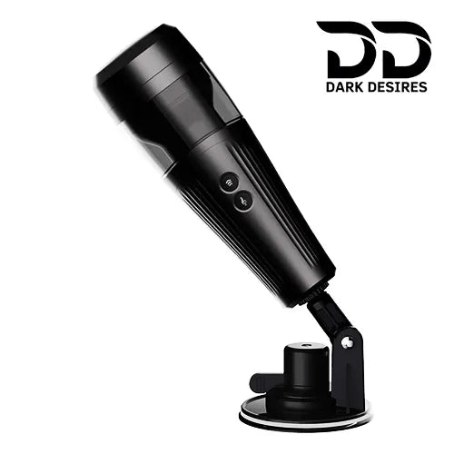 Automatic Thrusting Masturbator Cup Hands Free Stroker with Stand Black Color in India By DarkDesires