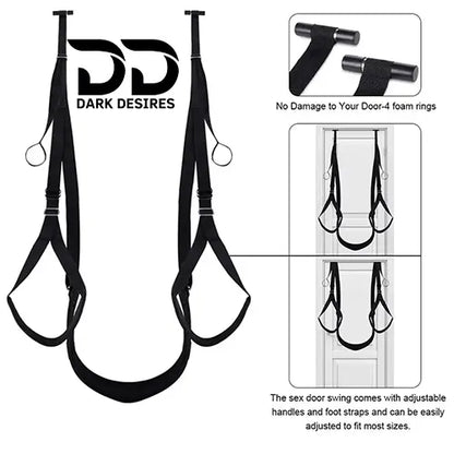 bdsm over the  door adjustable bondage sex swing with seat India By Darkdesires