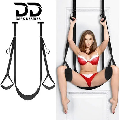 bdsm over the  door adjustable bondage sex swing with seat India By Darkdesires