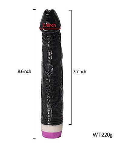 9 Inch Vibrating Dildo G Spot Clit Vibrator Stimulator - Realistic Penis - Dark Desires