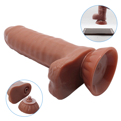 Bailey Glide & Slide Realistic Skin Dildo Vibrator - Dark Desires