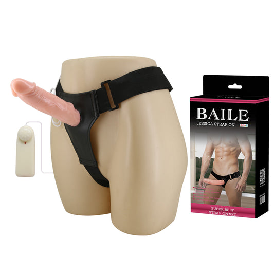 Strap On Hollow Dildo Vibrator By Bailey