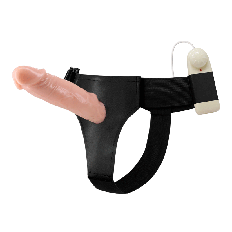 Strap On Hollow Dildo Vibrator By Bailey