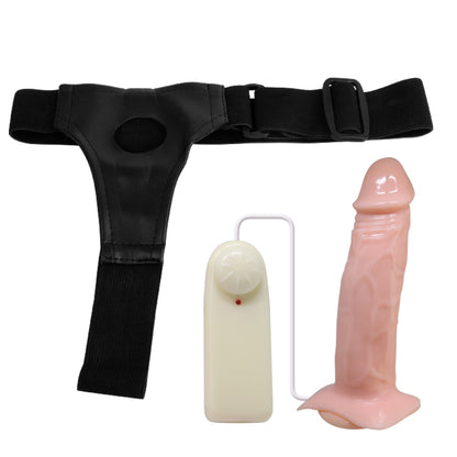Strap On Hollow Dildo Vibrator By Bailey - Dark Desires