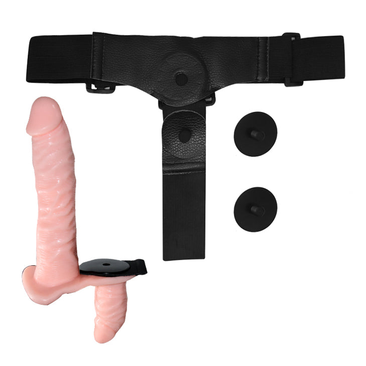 Ultra Double Head Strap On Solid Dildo