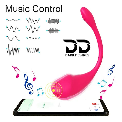 bluetooth app control u shape wearable panty vibrator g spot egg Pink India by DarkDesires