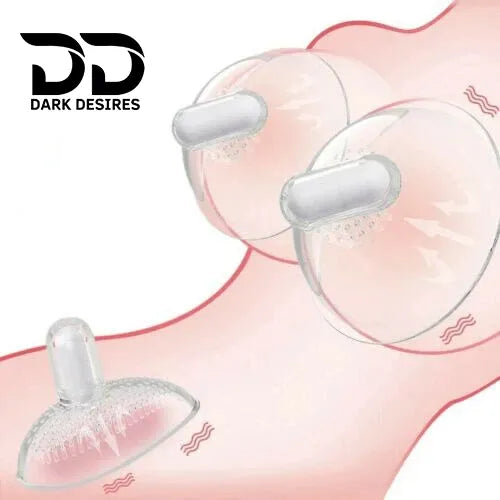 vibrating nipple, breast, pussy suction cups India by Darkdesires
