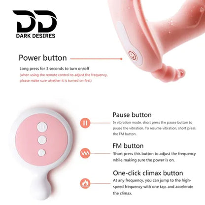 wearable remote control butterfly panty vibrator in India By Darkdesires