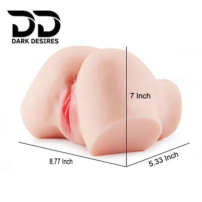 Curvy Waist Realistic Butt Half sex Doll Pussy and Anus Masturbator in India By DarkDesires