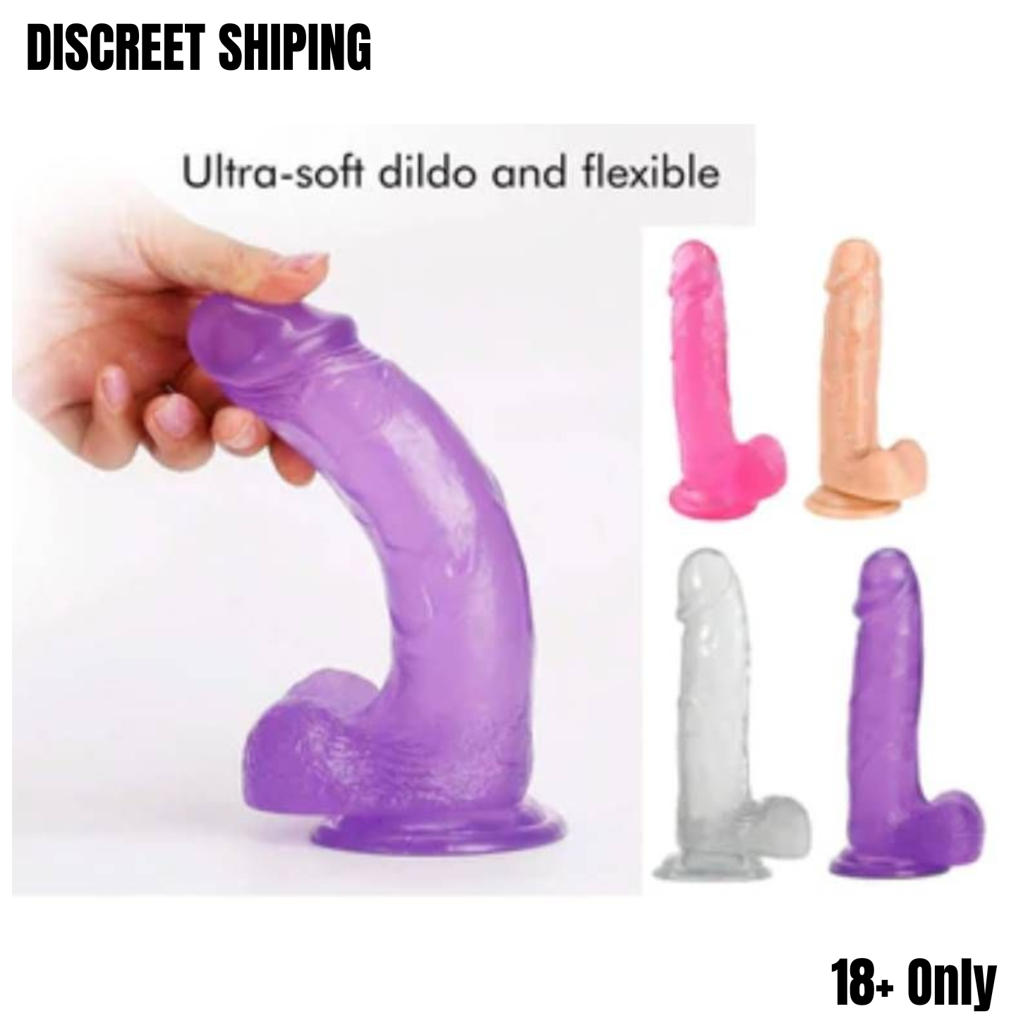 Ultra Soft & Flexible Dildo For Women