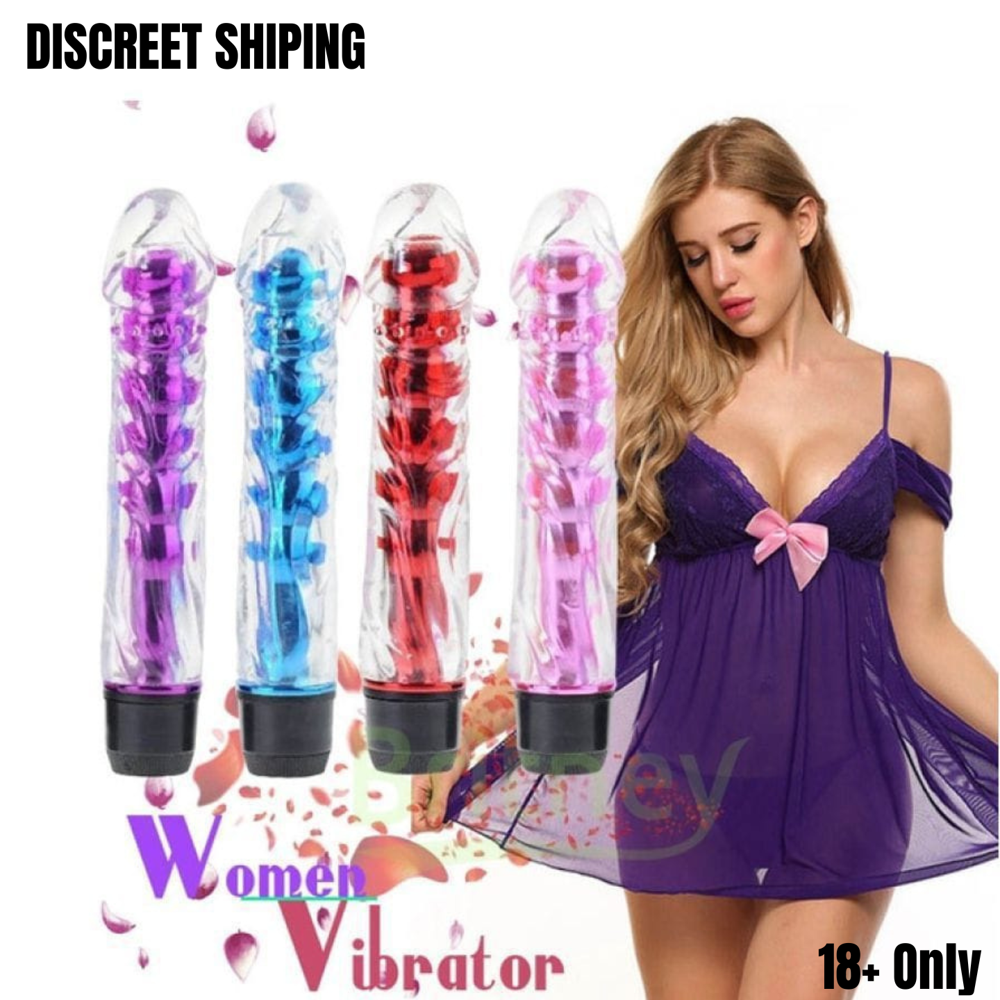 Soft Jelly Vibrating Stick - Strong Vibrator