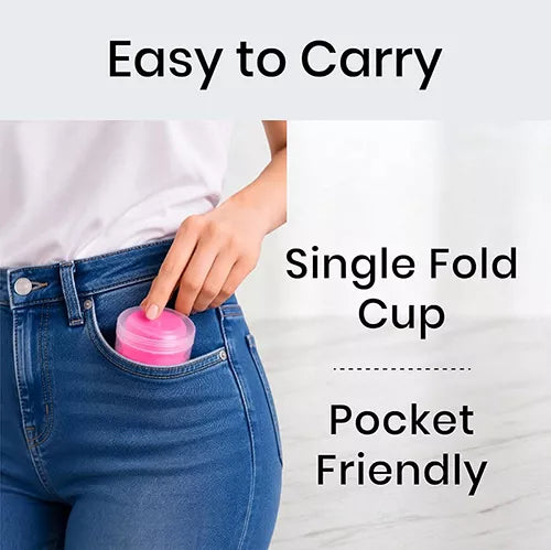 DarkDesires SoftFlow is a reusable menstrual cup made from ultra-soft, medical grade silicone. It sits low and gives you leak-proof protection for 8 to 10 hours, depending on your flow at DarkDesires