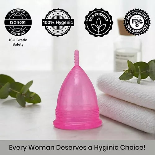 DarkDesires SoftFlow is a reusable menstrual cup made from ultra-soft, medical grade silicone. It sits low and gives you leak-proof protection for 8 to 10 hours, depending on your flow at DarkDesires