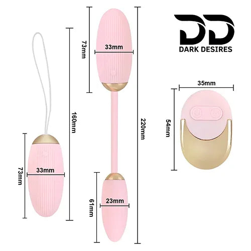 remote control double egg dual vibrating eggs g spot toy India by Darkdesires
