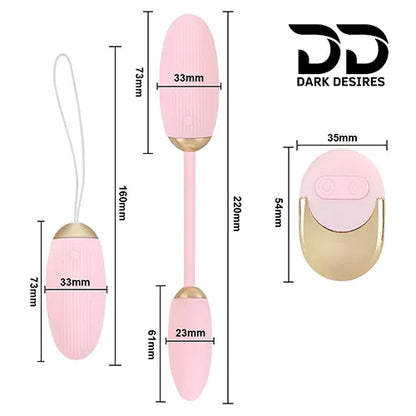 remote control double egg dual vibrating eggs g spot toy India by Darkdesires