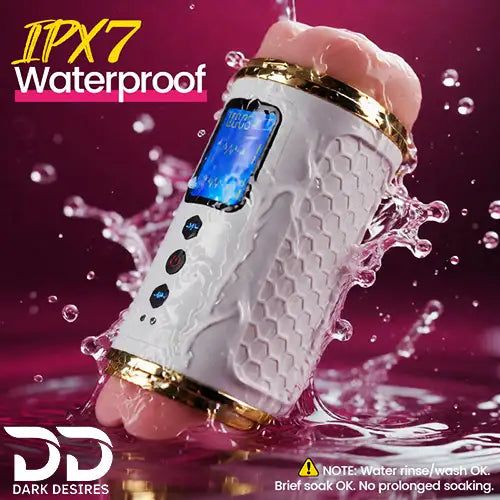 Dual-Ended Automatic Vibrating Masturbator – Realistic Texture Sleeve Anus And Pussy India By darkdesires
