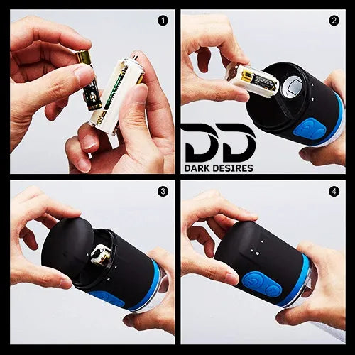 Automatic Electric Penis Pump High Vacuum Pressure Enlargement Device Black blue color In India By DarkDesires