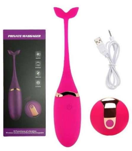 Fish Shape Wireless Egg Vibrator With Remote