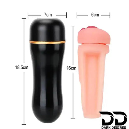 Fleshlight Pocket pussy Sucking Cup With Textured Real Vaginal Torch Shape Flesh Color India By DarkDesires