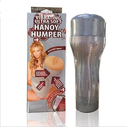 Hanoy Vibrating Pocket Pussy - Torch (7 Modes) - Dark Desires