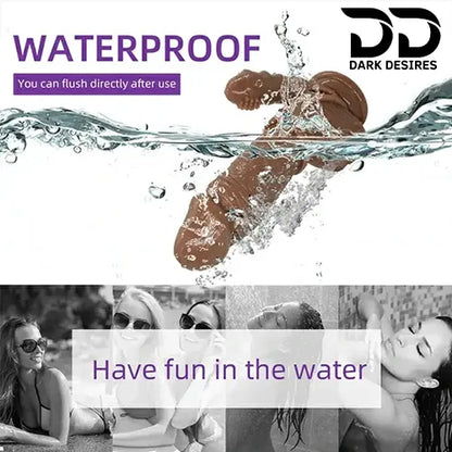 hajiang adjustable strap-on harness with vibrating dildo in India by Darkdesires