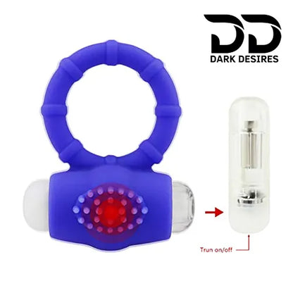 Hammer shape vibrating cock ring Blue & Pink Penis Ring India By DarkDesires